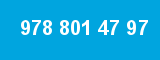 978 801 47 97 978 801 47 97